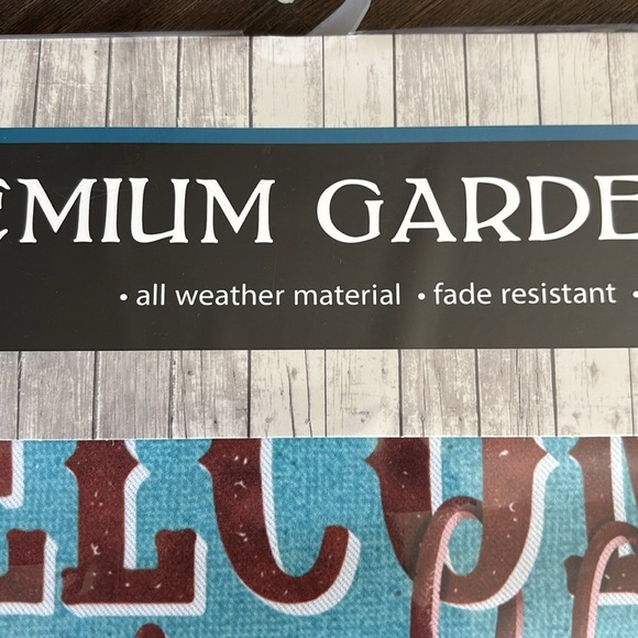 Valley View Garden Flag,Welcome Y’all, cowboy boots filled with flowers,2 sided - Picture 3 of 4